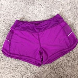 Purple athleta running short